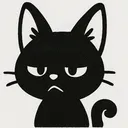 猫の怒り表情