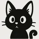 猫の通常表情