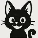 猫の笑い表情